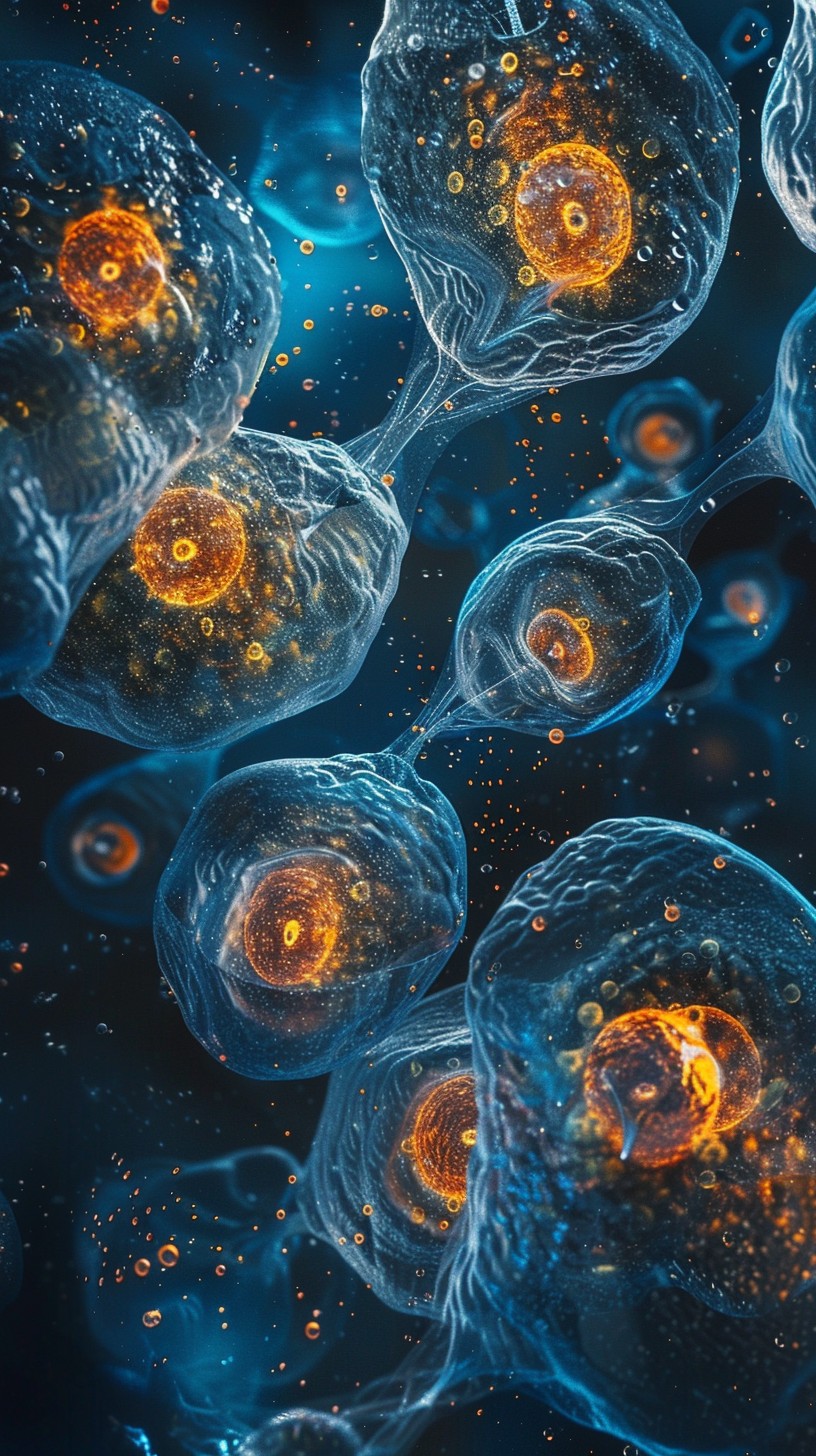 Vibrant healthy Usana human cells